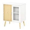 Meilleure vente ✔️ HOMCOM HOMCOM Buffet Meuble De Rangement Design Scandinave 2 Portes Avec étagère Dim. 60L X 40l X 72H Cm MDF Panneaux Particules Blanc Portes Motif Graphique Aspect Bois Clair Et Acrylique ???? -VIDAXL Shop unnamed file 656