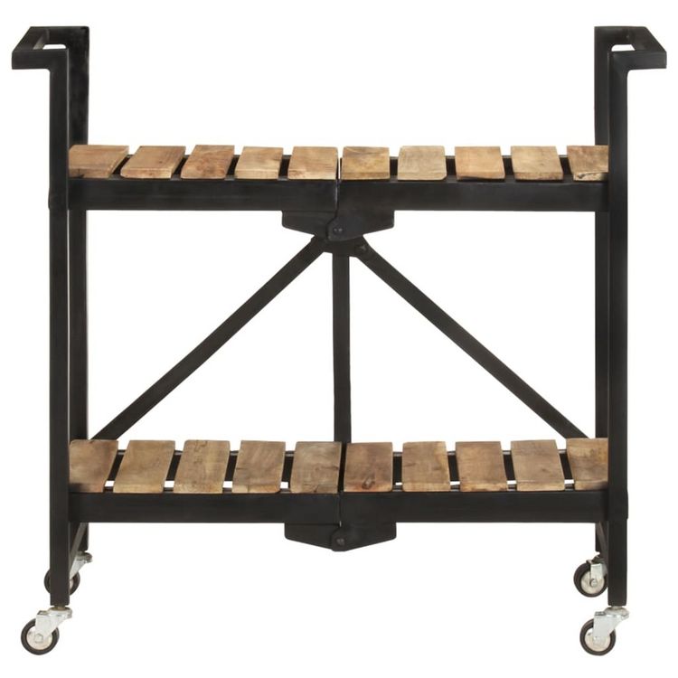 VIDAXL Chariot de cuisine 87x36x81 cm Bois massif de manguier De gros ⌛ VIDAXL Chariot De Cuisine 87x36x81 Cm Bois Massif De Manguier ???? -VIDAXL Shop unnamed file 663