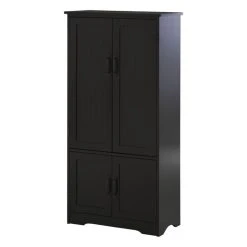 Meilleure affaire 🔥 HOMCOM Armoire De Cuisine Contemporaine Multi-rangements 2 Placards 3 étagères MDF Panneaux Particules 👏 -VIDAXL Shop unnamed file 674