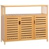 De gros ???? HOMCOM Buffet Meuble De Rangement Bois Bambou à Lattes Style Naturel - 3 Portes, 4 étagères ✔️ 1 De gros ???? HOMCOM Buffet Meuble De Rangement Bois Bambou à Lattes Style Naturel - 3 Portes, 4 étagères ✔️ -VIDAXL Shop unnamed file 677
