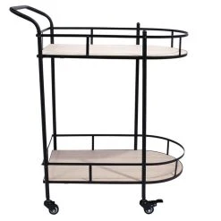 Vente flash 🔔 The Home Deco Factory Desserte à Roulettes Bois Et Métal 😀 6 Vente flash 🔔 The Home Deco Factory Desserte à Roulettes Bois Et Métal 😀 -VIDAXL Shop unnamed file 684