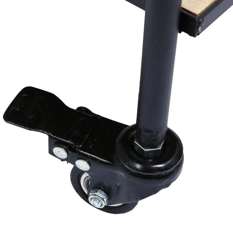 Vente flash 🔔 The Home Deco Factory Desserte à Roulettes Bois Et Métal 😀 5 Vente flash 🔔 The Home Deco Factory Desserte à Roulettes Bois Et Métal 😀 – Image 3