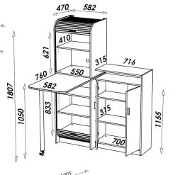 Le moins cher ✔️ Buffet De Cuisine Avec Plateau De Table Pivotant - TOP COOK ⭐ 4 Le moins cher ✔️ Buffet De Cuisine Avec Plateau De Table Pivotant - TOP COOK ⭐ -VIDAXL Shop unnamed file 696