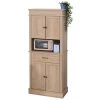 Tout neuf 💯 HOMCOM HOMCOM Armoire De Cuisine Multi-rangements 2 Placards 2 Portes Tiroir Niche MDF Panneaux Particules E1 Chêne Clair ❤️ -VIDAXL Shop unnamed file 697