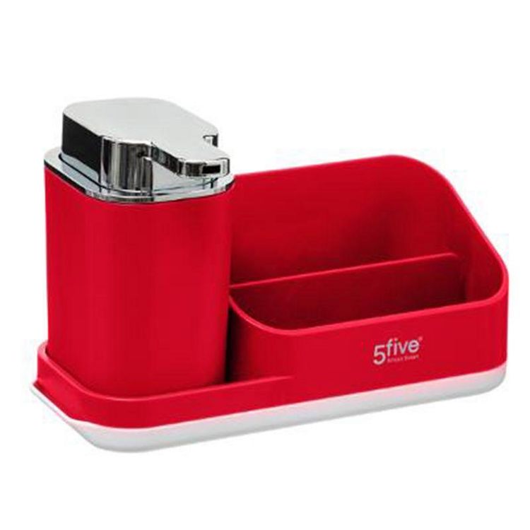 Distributeur de Savon & Organisateur d'Évier Néo 21cm Rouge Promo ???? Distributeur De Savon & Organisateur D'Évier Néo 21cm Gris ???? -VIDAXL Shop unnamed file 741