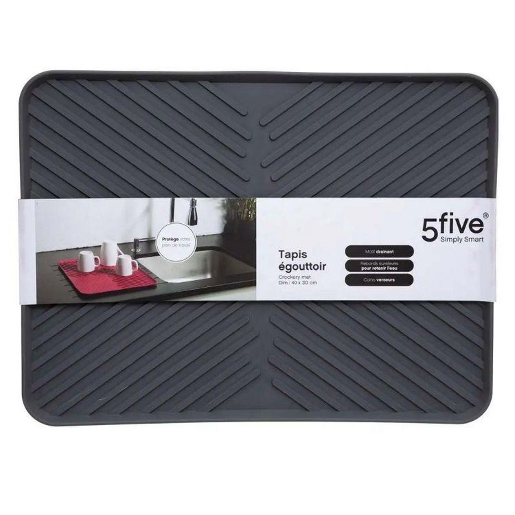 Tapis Égouttoir Vaisselle 30x40cm Gris Budget ???? Tapis Égouttoir Vaisselle 30x40cm Gris ✨ -VIDAXL Shop unnamed file 766