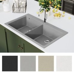 Les meilleures critiques de ✨ VIDAXL Evier De Cuisine Encastrable A 2 Bacs En Granite Blanc Gris ???? -VIDAXL Shop unnamed file 813