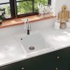 Acheter ???? VIDAXL Evier De Cuisine Granite Blanc Creme ???? -VIDAXL Shop unnamed file 829