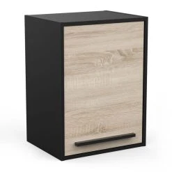 Coupon 🎉 Meuble De Cuisine Haut 1 Porte Style Industriel L44cm BRICKHOUSE 🔔