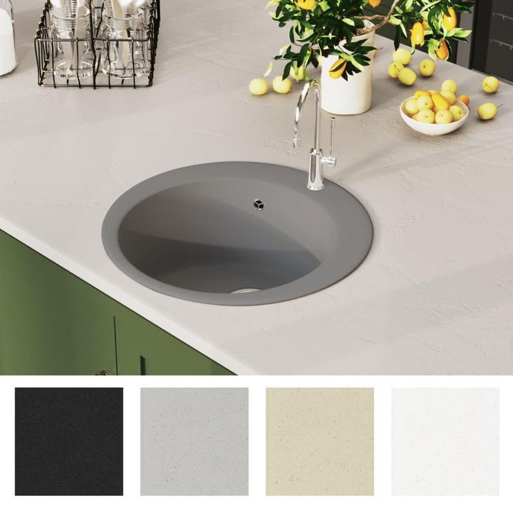VIDAXL Evier de cuisine en granit Bac unique Rond Gris Budget ???? VIDAXL Evier De Cuisine En Granit Bac Unique Rond Gris ⭐ -VIDAXL Shop unnamed file 864