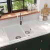 Remise ???? VIDAXL Evier De Cuisine Granit Double Lavabo Blanc ???? 1 Remise ???? VIDAXL Evier De Cuisine Granit Double Lavabo Blanc ???? -VIDAXL Shop unnamed file 873