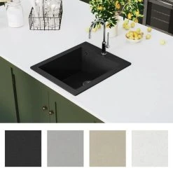 Promo 🎉 VIDAXL Evier De Cuisine Granite Noir ❤️ 6 Promo 🎉 VIDAXL Evier De Cuisine Granite Noir ❤️ -VIDAXL Shop unnamed file 878