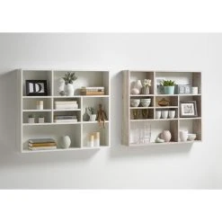 Grosses soldes 🌟 Étagère Murale MIKE, L90xH78xP16cm 🔔 -VIDAXL Shop unnamed file 888