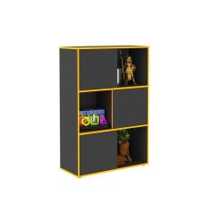 Le moins cher ???? Étagère De Rangement 3 Portes Esprit Gamer L68,5cm PLAY ????