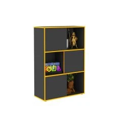 Le moins cher 😀 Étagère De Rangement 3 Portes Esprit Gamer L68,5cm PLAY 😍