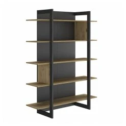 Les meilleures critiques de 😍 Bibliothèque Style Industriel 5 étagères DETROIT ⌛