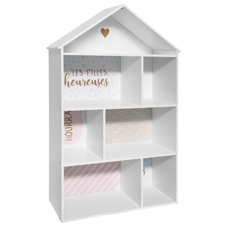ATMOSPHERA Bibliothèque maison enfant 7 cases ATELYA Meilleure vente ✔️ ATMOSPHERA Bibliothèque Maison Enfant 7 Cases ATELYA ???? -VIDAXL Shop unnamed file 913