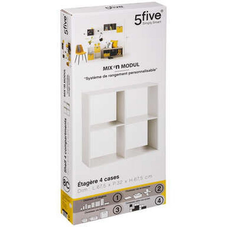 Etagère de rangement 4 cases Mix n' modul Les meilleures critiques de ???? Etagère De Rangement 4 Cases Mix N' Modul ???? -VIDAXL Shop unnamed file 917