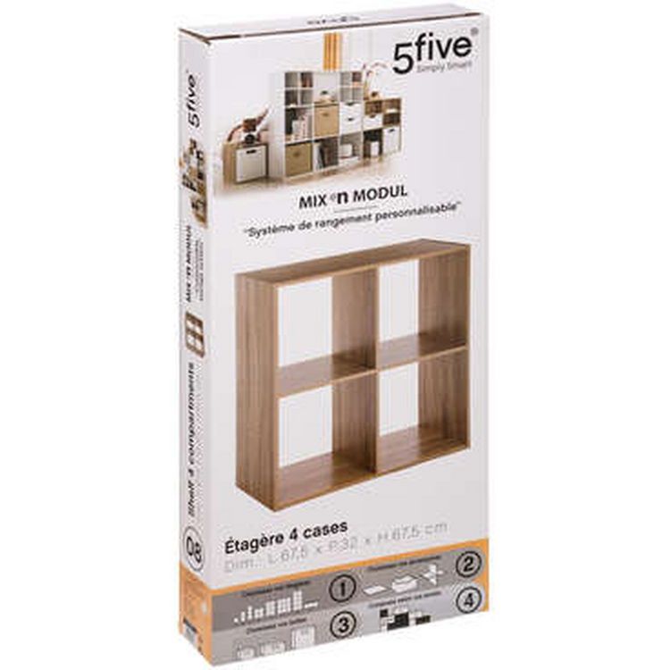 Etagère de rangement 4 cases Mix n' modul Les meilleures critiques de ???? Etagère De Rangement 4 Cases Mix N' Modul ???? -VIDAXL Shop unnamed file 919