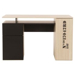 Meilleure affaire ???? Bureau Style Industriel 2 Portes 1 Tiroir L120cm INDUSTRY ????