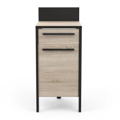 Le moins cher ???? Meuble De Cuisine Bas 1 Porte 1 Tiroir Style Industriel L44cm BRICKHOUSE ✨