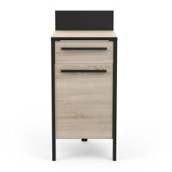 Le moins cher 🔥 Meuble De Cuisine Bas 1 Porte 1 Tiroir Style Industriel L44cm BRICKHOUSE ✨