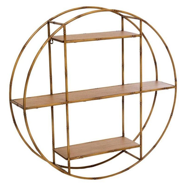 Étagère Murale Ronde Métal Asco 77cm Naturel Vente flash ✔️ Étagère Murale Ronde Métal Asco 77cm Naturel ???? -VIDAXL Shop unnamed file 963