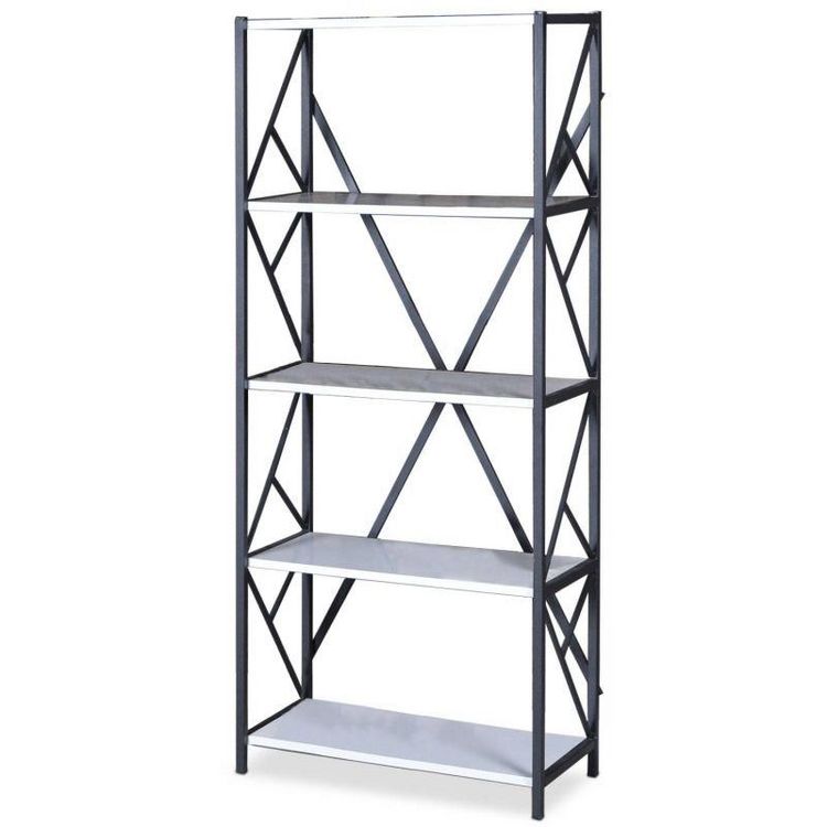 Paris Prix Bibliothèque 5 Niveaux Sicaret 150cm Blanc Mat Sortie ✔️ Paris Prix Bibliothèque 5 Niveaux Sicaret 150cm Blanc Mat ???? -VIDAXL Shop unnamed file 965