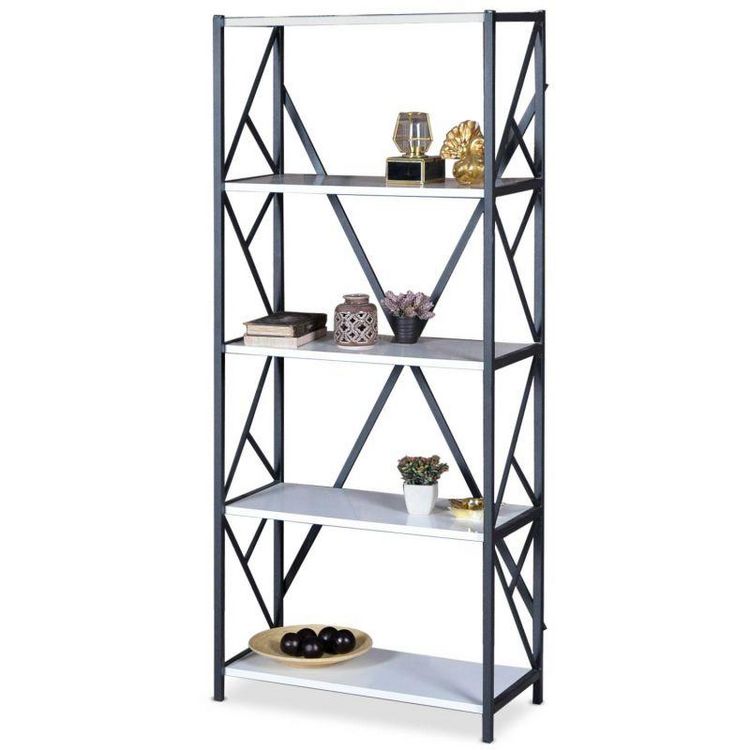 Paris Prix Bibliothèque 5 Niveaux Sicaret 150cm Blanc Mat Sortie ✔️ Paris Prix Bibliothèque 5 Niveaux Sicaret 150cm Blanc Mat ???? -VIDAXL Shop unnamed file 967