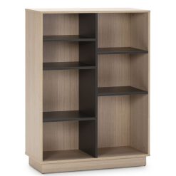Sortie ???? VS VENTA-STOCK Étagère Bibliothèque Vigo 150x80cm , étagère Pour Bureau, Couleur Chêne Et Gris ????