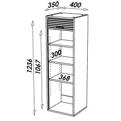 Grosses soldes 🎉 Rangement à Rideau Cuisine H 123.6 Cm - COOK 🧨 -VIDAXL Shop unnamed file 98