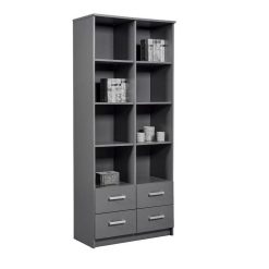 Promo ✨ Paris Prix Étagère 4 Niveaux & 4 Portes Azio 91cm Gris ???? -VIDAXL Shop unnamed file 982